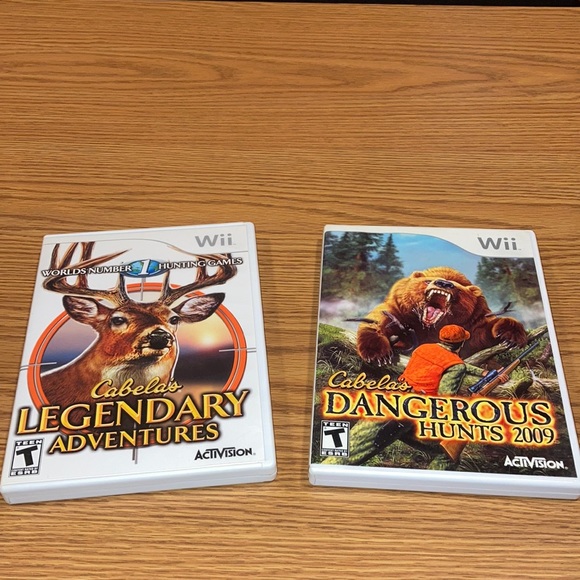 Wii Games Video Games Consoles Bundle Cabelas Wii Games